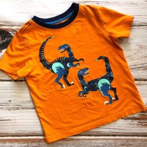 Orange Dinosaur T-shirt 4T